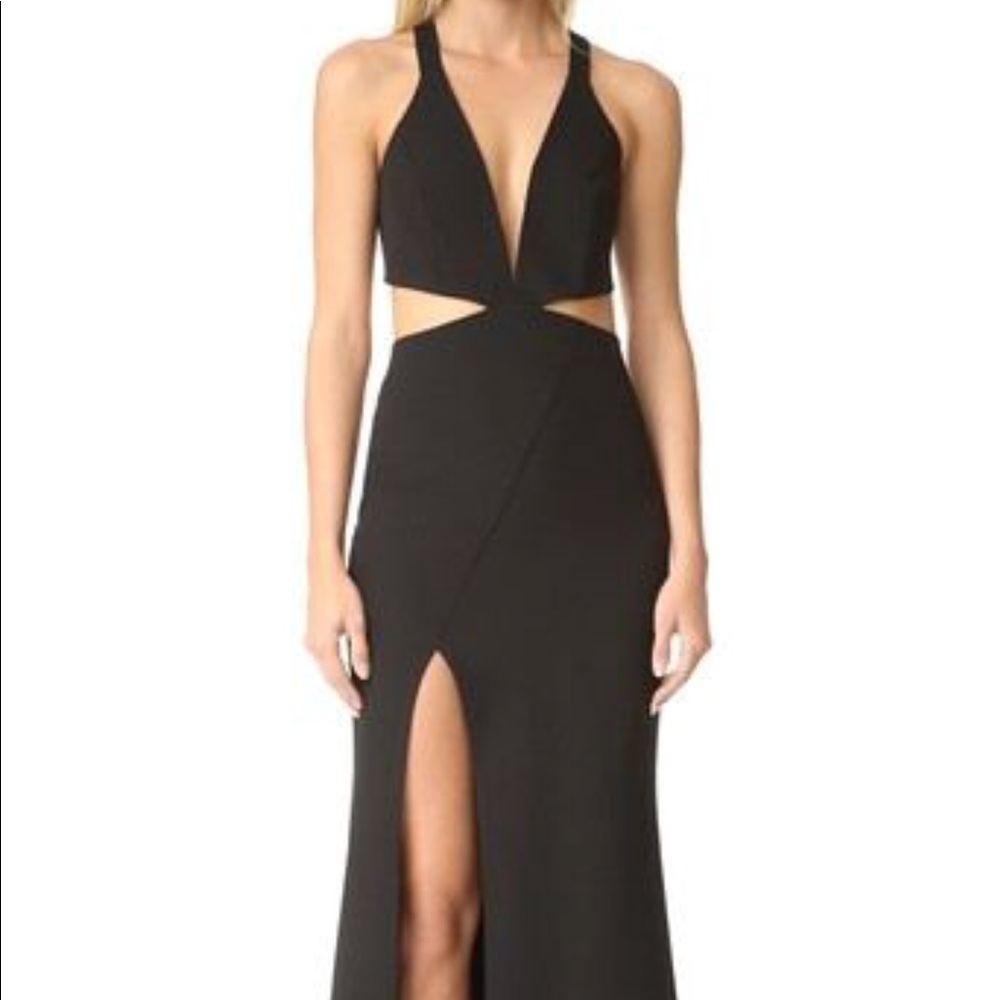 Super Chic Black Michelle Mason dress worn ONCE